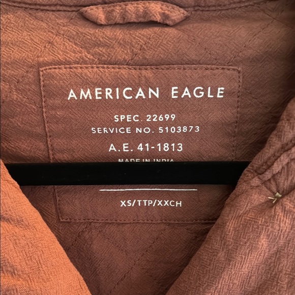 American Eagle Outfitters Pink Utility Jacket with Drawstring Hem - Picture 2 of 3